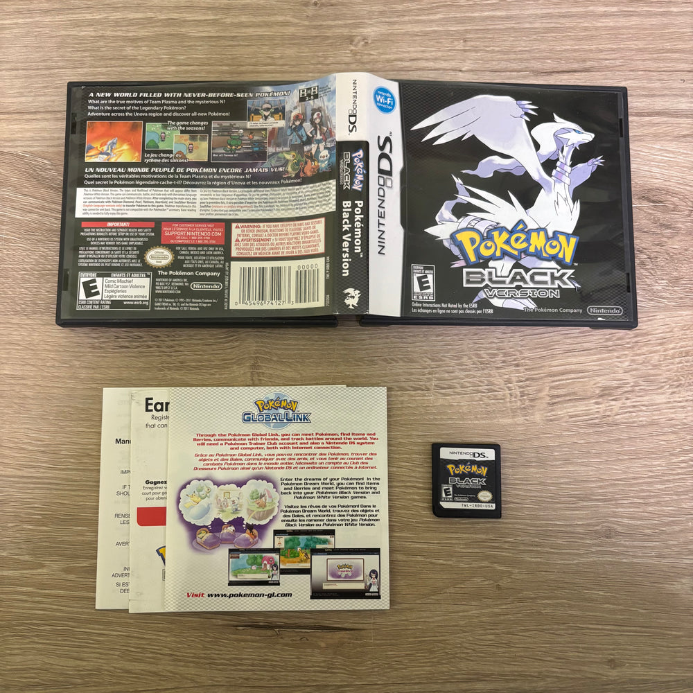 Pokemon Black Nintendo DS