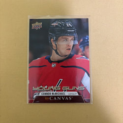 2020-21 Upper Deck Series 1 Connor McMichael Young Guns Canvas Washington Capitals #C107 Sports Card