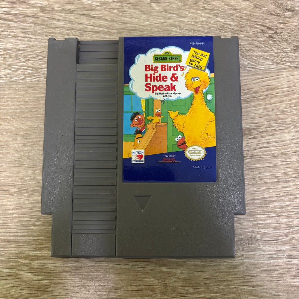 Sesame Street Big Bird's Hide and Speak NES