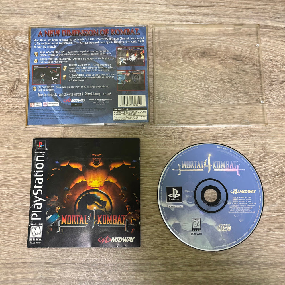 Mortal Kombat 4 Playstation