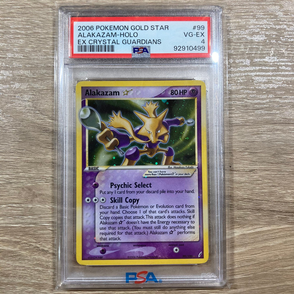 Alakazam Gold Star - 99/100 - Ultra Rare PSA 4 (92910499) Graded Card