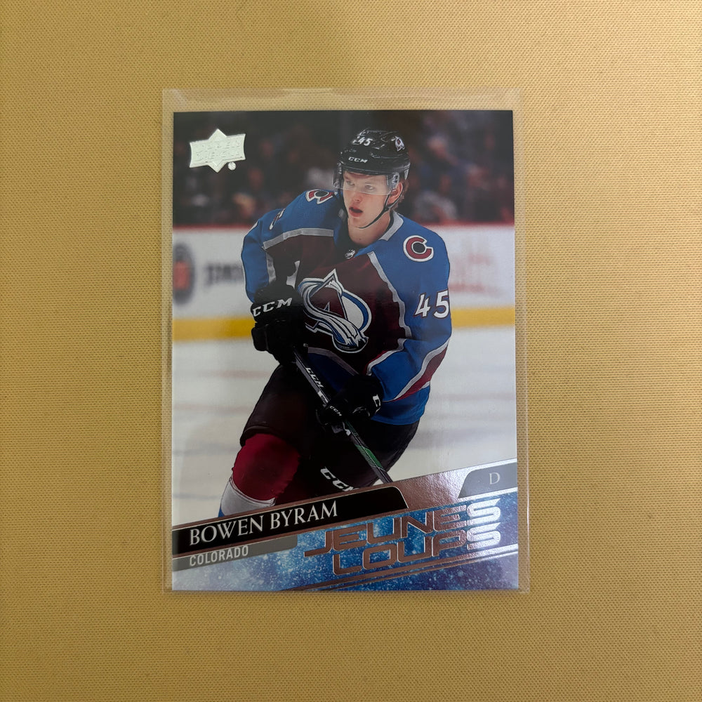2020-21 Upper Deck Series 1 Bowen Byram Jeunes Loups Colorado Avalanche #205 Sports Card