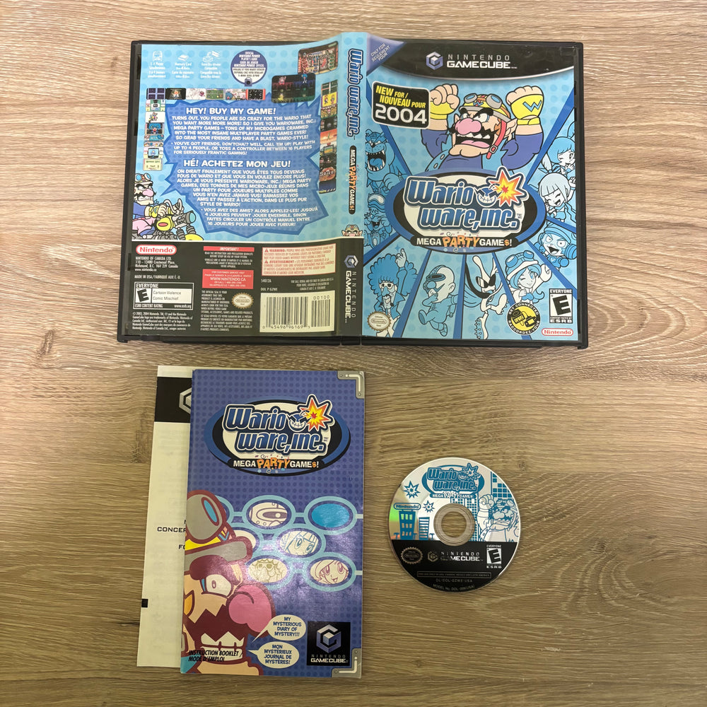 Wario Ware Mega Party Games Gamecube