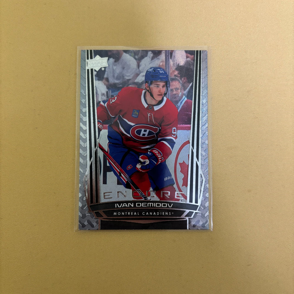 2025 UPPER DECK SERIES 1 #E-36 IVAN DEMIDOV ENCORE Sports Card