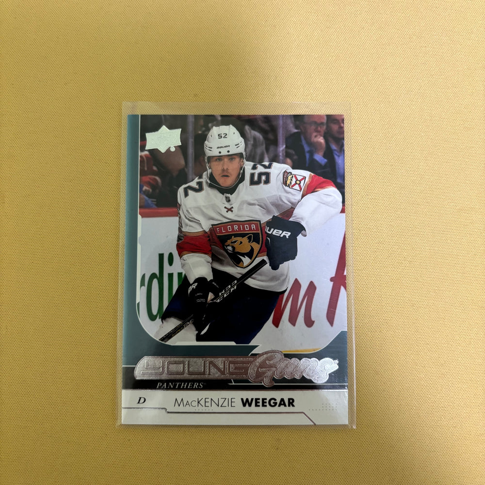 2017-18 Upper Deck Series 2 MacKenzie Weegar Young Guns Florida Panthers #495 Sports Card