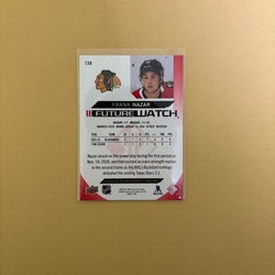 2024/25 Upper Deck SP Authentic Frank Nazar Future Watch Limited Red Chicago Blackhawks #138 Sports Card