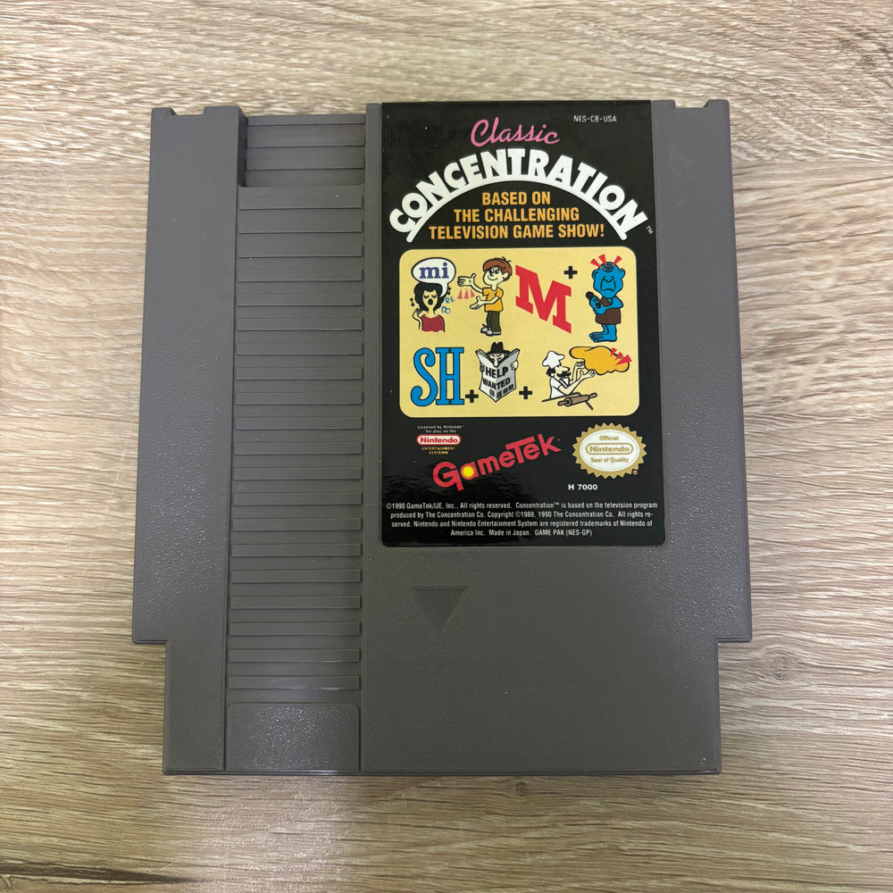 Classic Concentration NES