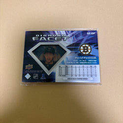 2024/25 Upper Deck Black Diamond David Pastrnak Diamond Facet Boston Bruins DF-DP Sports Card
