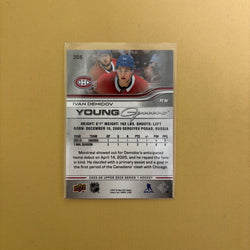 2025-26 Upper Deck Series 1 Ivan Demidov Young guns Montreal Canadiens #205 Sports Card