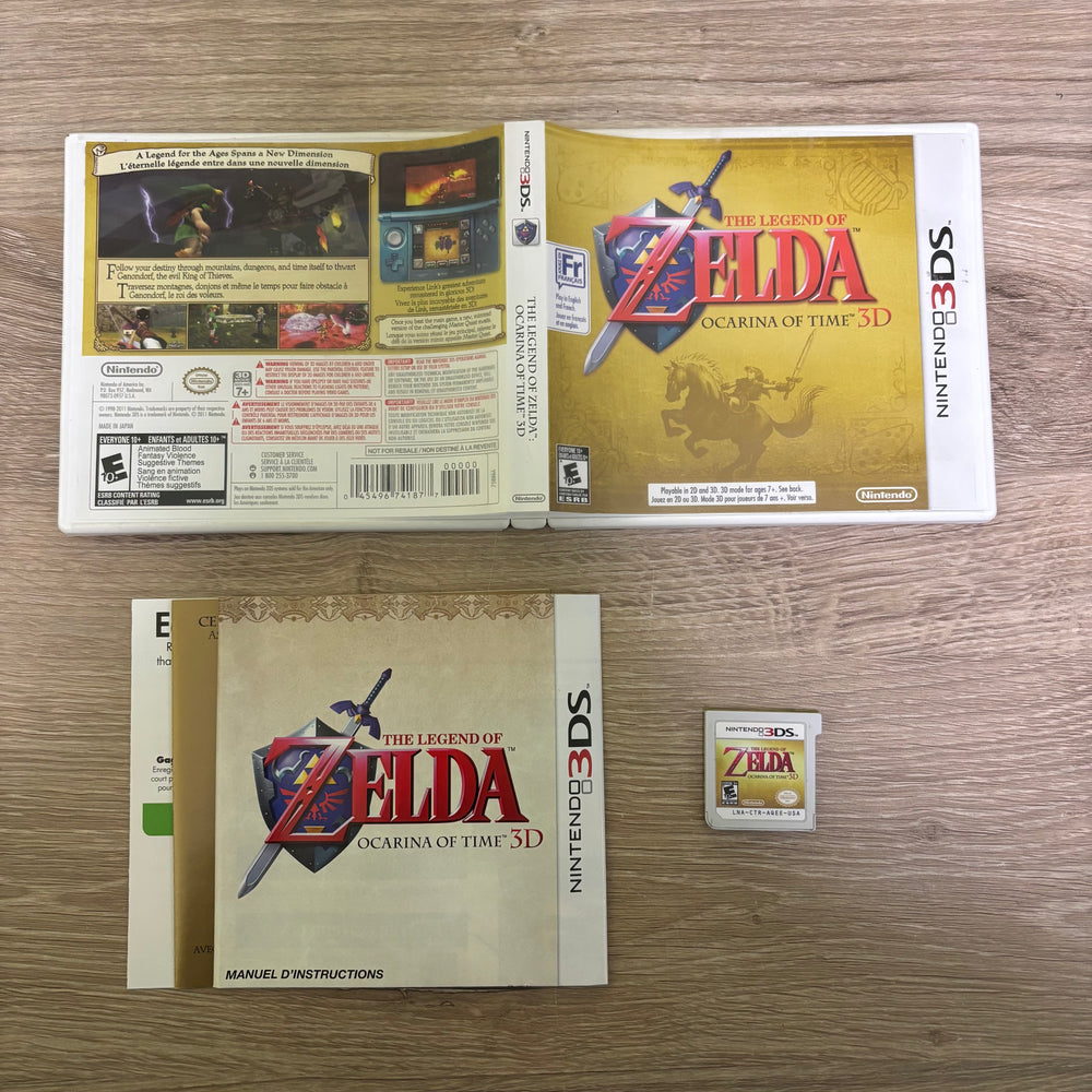 Zelda Ocarina of Time 3D Nintendo 3DS
