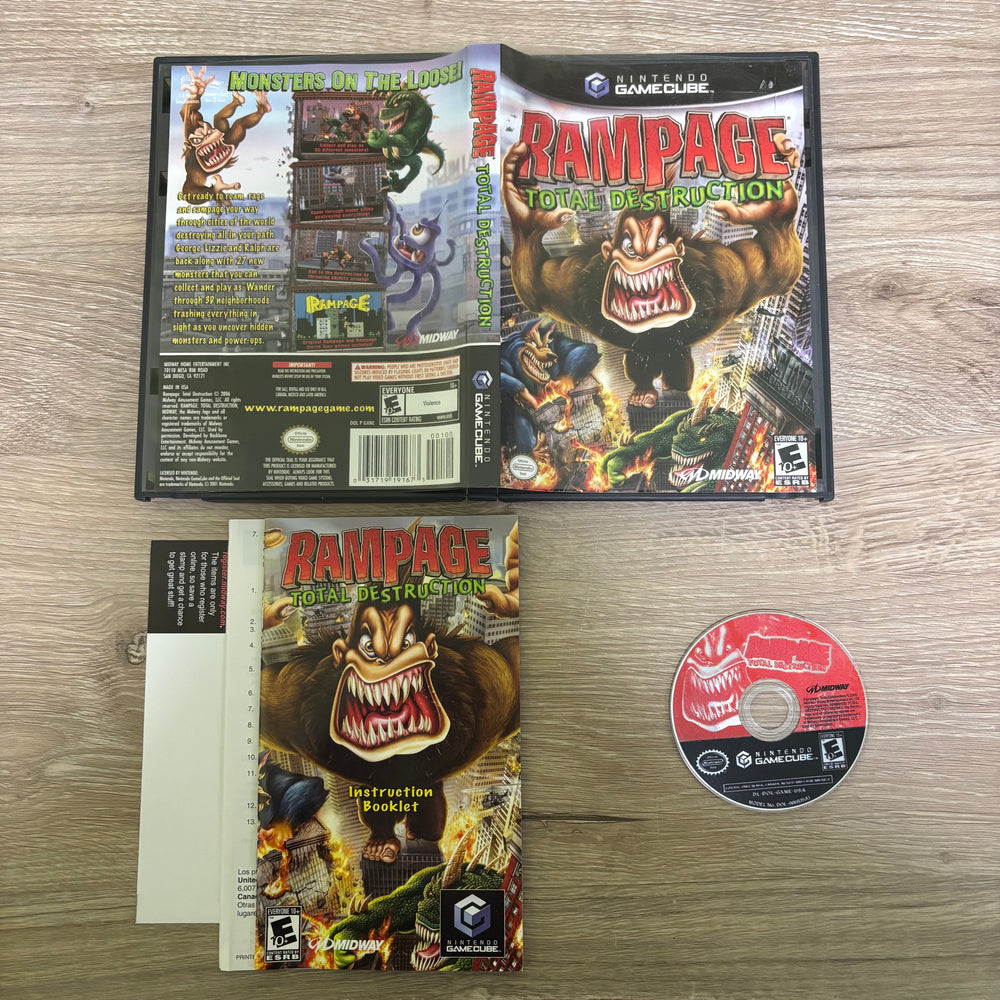 Rampage Total Destruction Gamecube