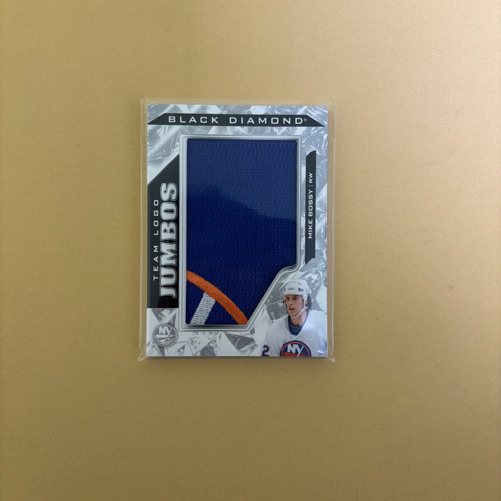 2024/25 Upper Deck Black Diamond Team Logo Jumbos Mike Bossy New York Islanders TL-BO Sports Card