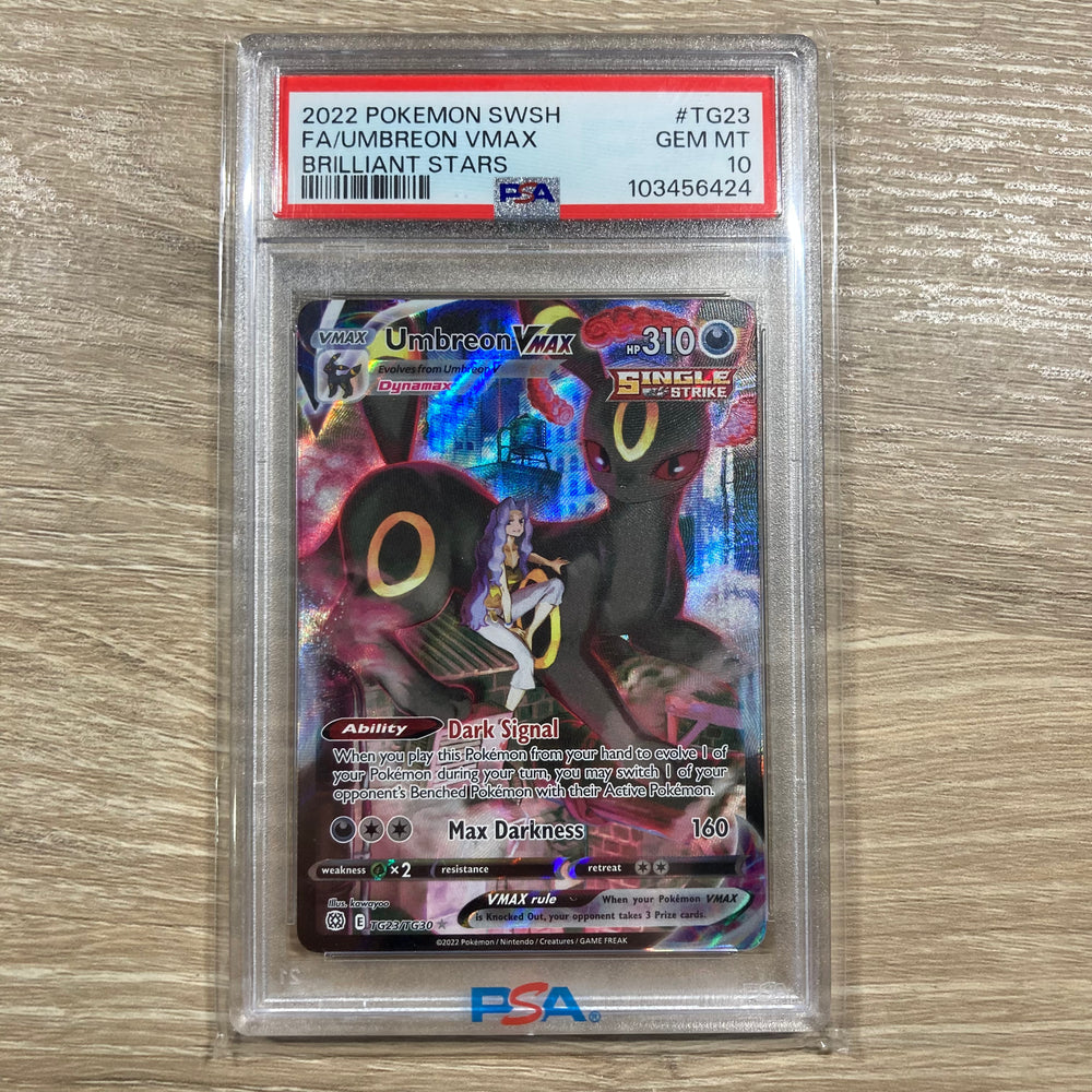 Umbreon VMAX (TG23/TG30) [Sword & Shield: Brilliant Stars] PSA 10 (103456424) Graded Card