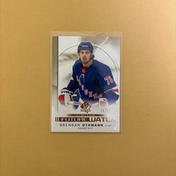 2024-25 SP Authentic limited Future Watch Gold Brennan Othmann /99 #102 New York Sports Card
