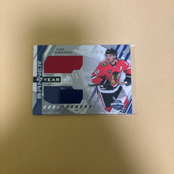 2021/22 Upper Deck SP Game Used Alex DeBrincat Banner Year Jersey Chicago Blackhawks BYA-AD Sports Card
