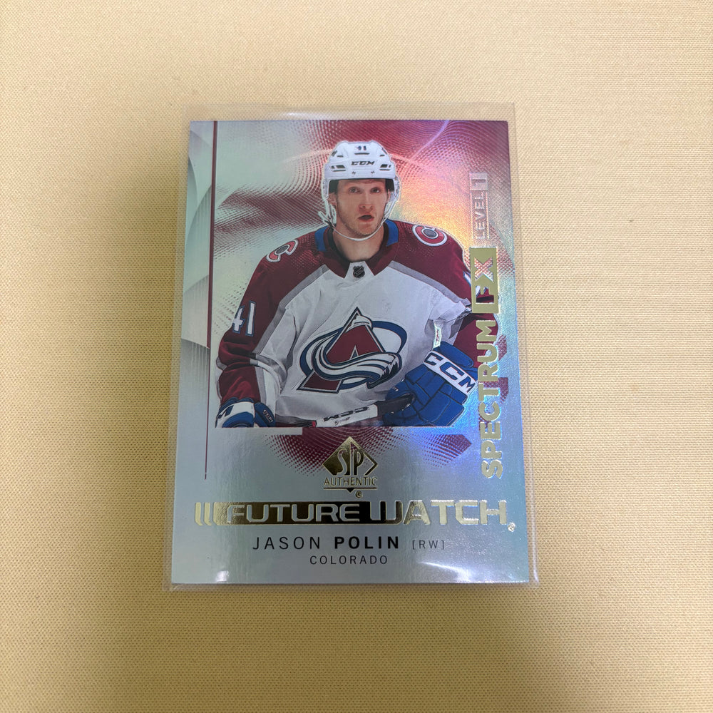 2024-25 SP Authentic Spectrum FX Future Watch Jason Polin #S-54 (RC) Sports Card