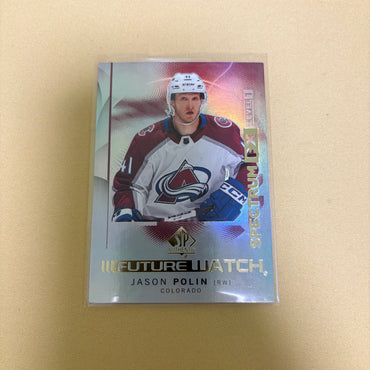 2024-25 SP Authentic Spectrum FX Future Watch Jason Polin #S-54 (RC) Sports Card