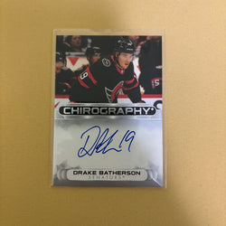 2023-24 SP Authentic Chirography Auto #C-DB Drake Batherson Ottawa Senators Sports Card