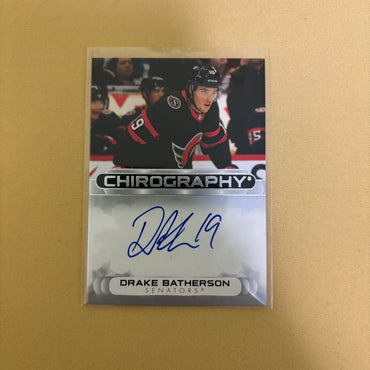 2023-24 SP Authentic Chirography Auto #C-DB Drake Batherson Ottawa Senators Sports Card