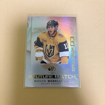 2024-25 UD SP AUTHENTIC MASON MORELLI FUTURE WATCH SPECTRUM FX LVL 1 Sports Card