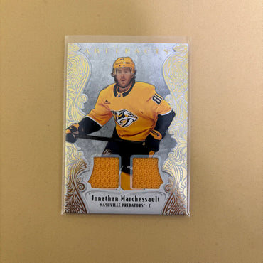 2025/26 Upper Deck Artifacts Jonathan Marchessault Gold Material Jersey /199 Nashville Predators #121 Sports Card