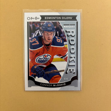 2015-16 O-Pee-Chee Connor McDavid Marquee Rookie Edmonton Oilers #U11 Sports Card