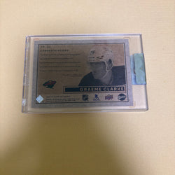 2024/25 Upper Deck Clear Cut Graeme Clarke Vintage Rookie Auto VA-GC Minnesota Wild Sports Card