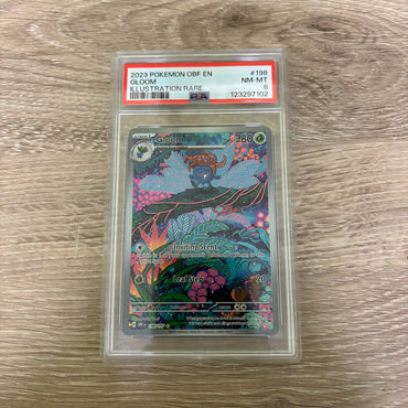 Gloom (198/197) [Scarlet & Violet: Obsidian Flames] PSA 8 (123297102) Graded Card