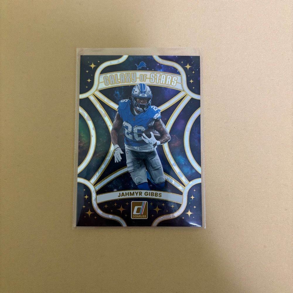 2025 Panini Donruss Football Galaxy Of Stars Jahmyr Gibbs #3 AT Sports Card