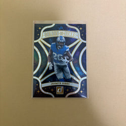 2025 Panini Donruss Football Galaxy Of Stars Jahmyr Gibbs #3 AT Sports Card