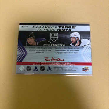 2022-23 Upper Deck Tim Hortons Drew Doughty Flow Of Time LA Kings NT-16 Sports Card