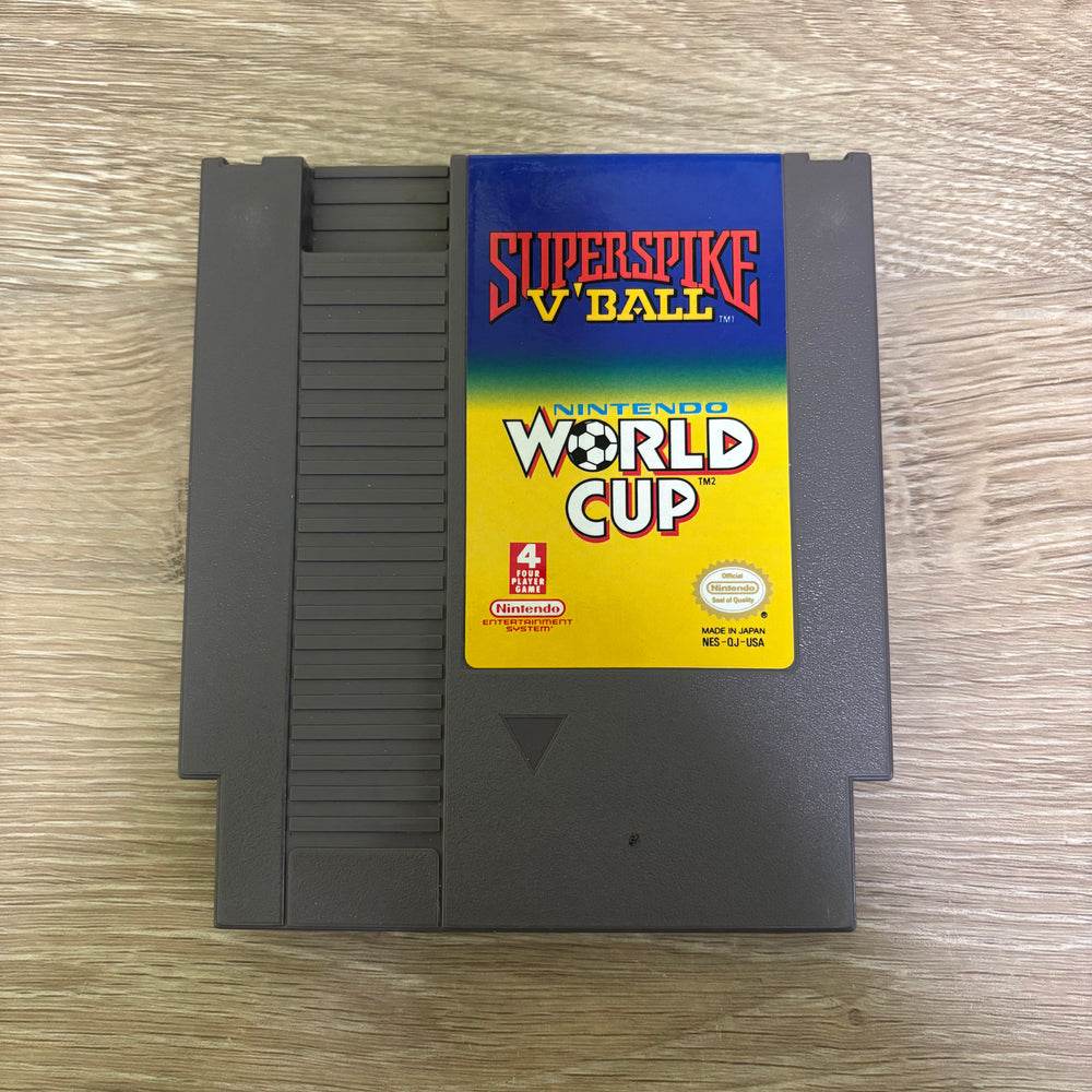 Super Spike Volleyball and World Cup Soccer NES