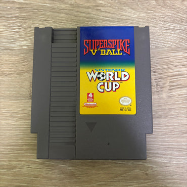 Super Spike Volleyball and World Cup Soccer NES