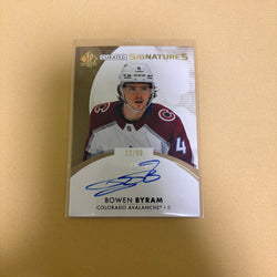2023-24 SP Authentic Curated Signatures Auto Bowen Byram /99 #SPC-BB Colorado Sports Card