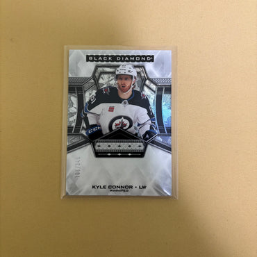 Kyle Connor 2024-25 Upper Deck Black Diamond Base Card #105/349 Sports Card
