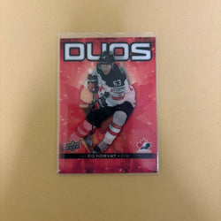 2025-26 Upper Deck Tim Hortons Bo Horvat/Mathew Barzal Team Canada CO-10 Sports card