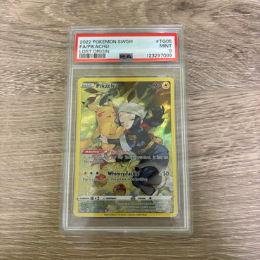 Pikachu (TG05/TG30) [Sword & Shield: Lost Origin] PSA 9 (123297099) Graded Card