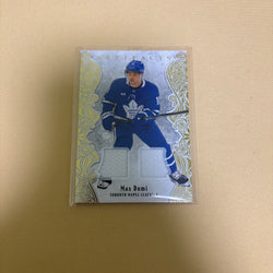 2025-26 Artifacts Max Domi SP 126/299 Gold Material Jersey Sports Card