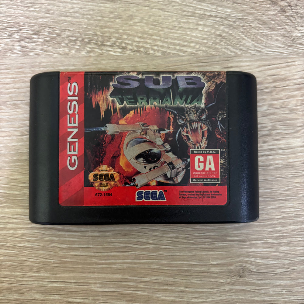 Sub Terrania Sega Genesis