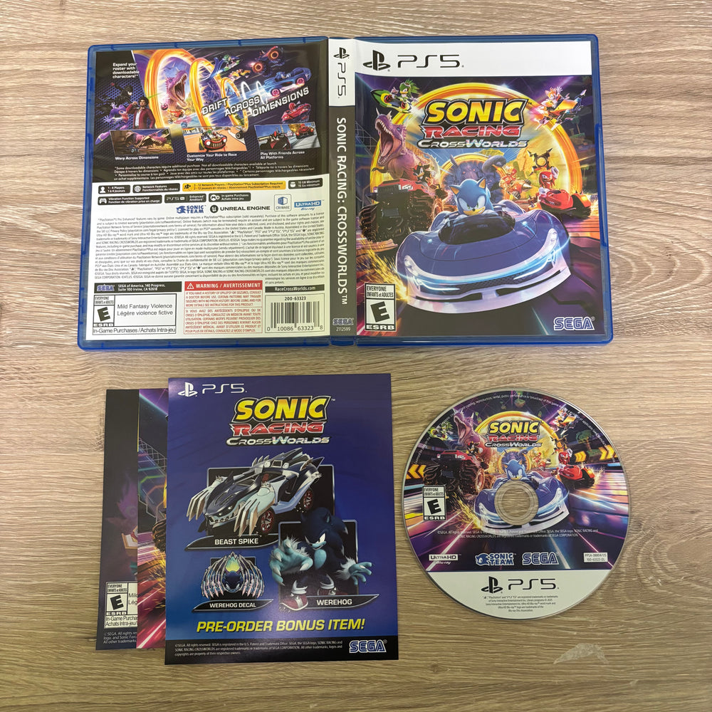 Sonic Racing: CrossWorlds Playstation 5