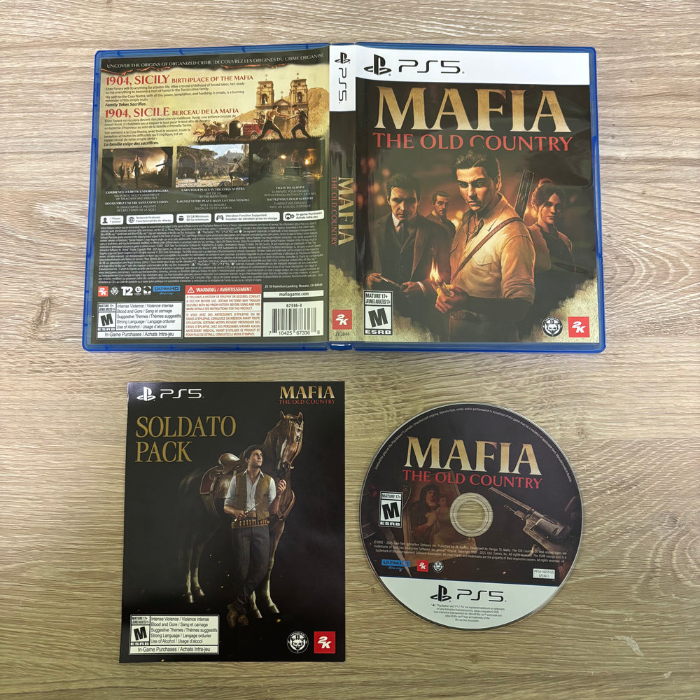 Mafia: The Old Country Playstation 5