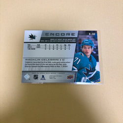 2025 UPPER DECK SERIES 1 #E-10 MACKLIN CELEBRINI ENCORE Sports Card