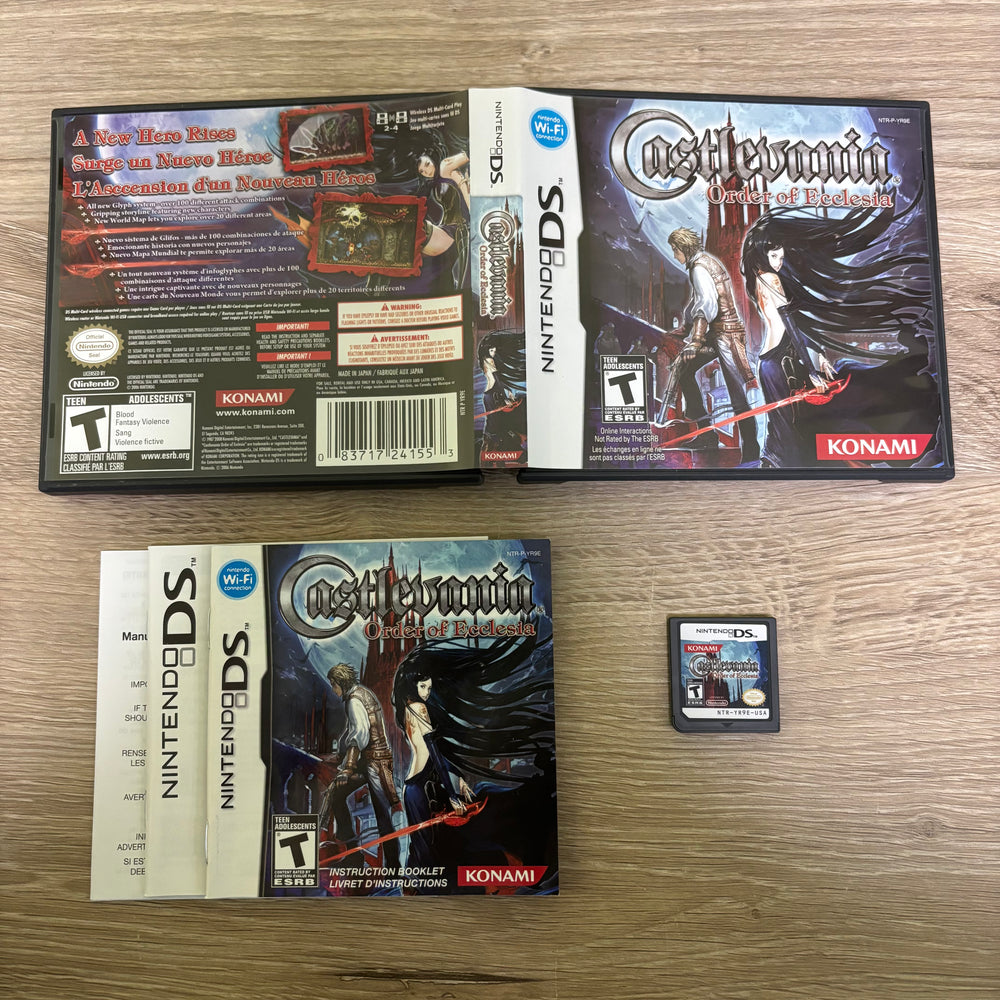 Castlevania Order of Ecclesia Nintendo DS