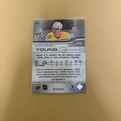 2025-26 Upper Deck Series 1 Joakim Kemell Young Guns Silver Outburst Nashville Predators #237 Sports Card