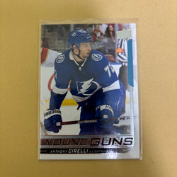 2018-19 Upper Deck Series 1 Anthony Cirelli Young Guns Tampa Bay Lightning #219 Sports Card