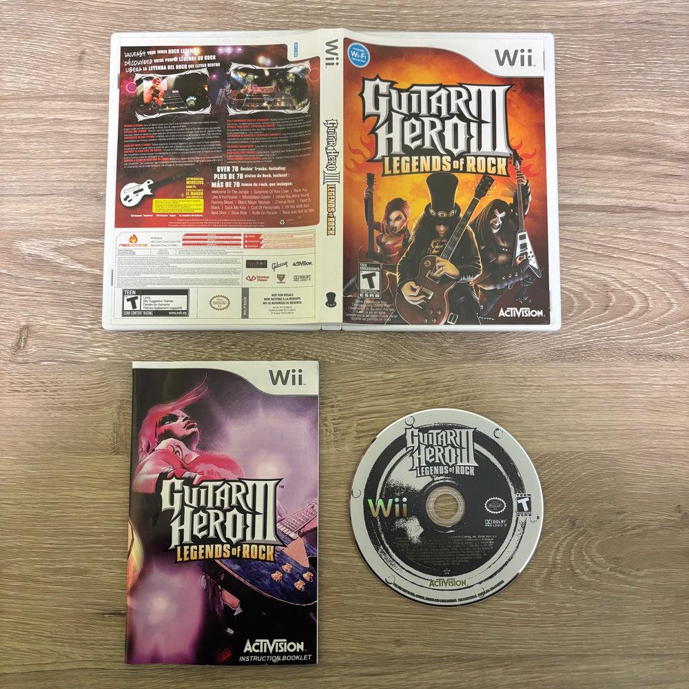 Guitar Hero III Legends of Rock Wii
