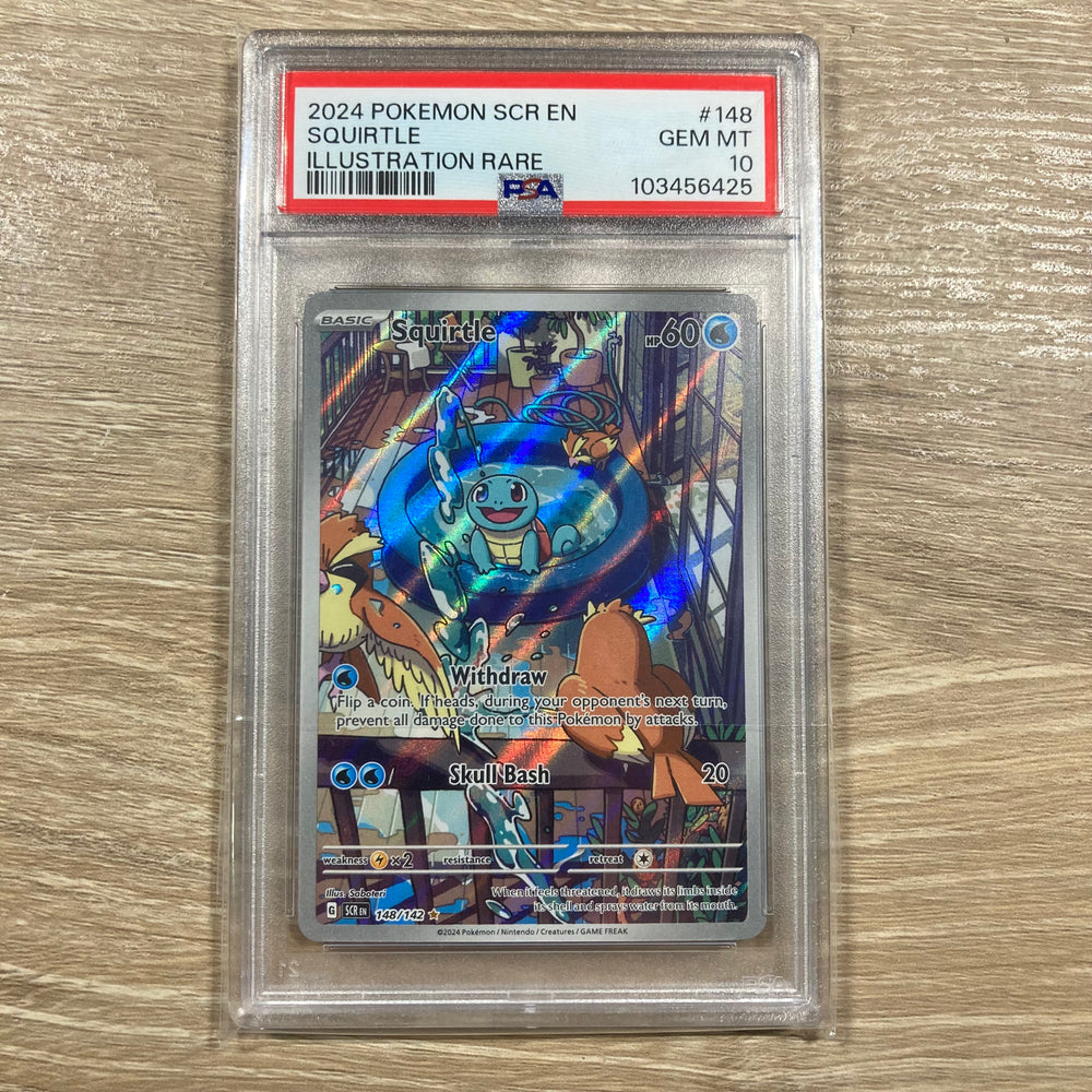 Squirtle (148/142) [Scarlet & Violet: Stellar Crown] PSA 10 (103456425) Graded Card