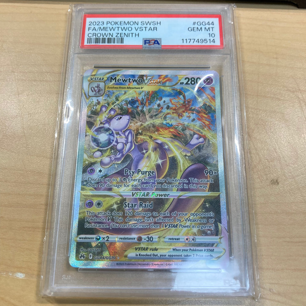Mewtwo VSTAR (GG44/GG70) [Sword & Shield: Crown Zenith] PSA 10 (117749514) Graded Card