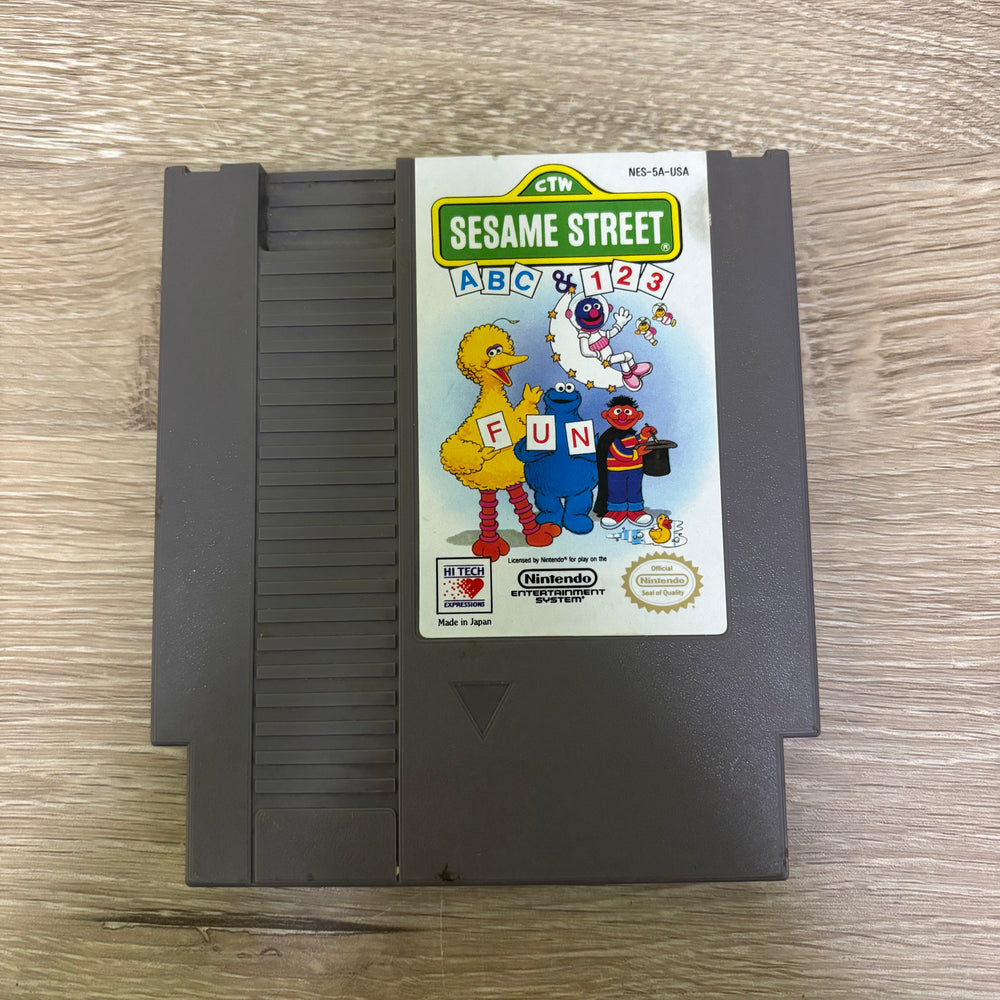Sesame Street ABC and 123 NES
