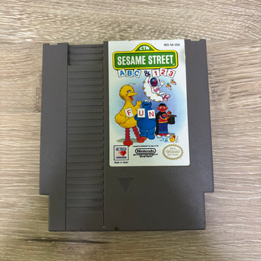 Sesame Street ABC and 123 NES